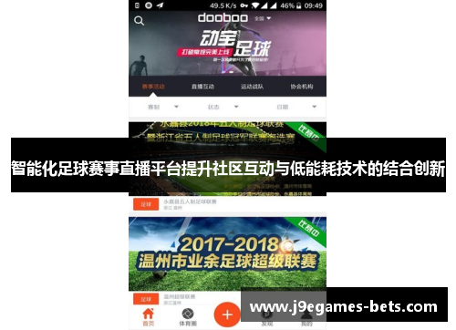 智能化足球赛事直播平台提升社区互动与低能耗技术的结合创新